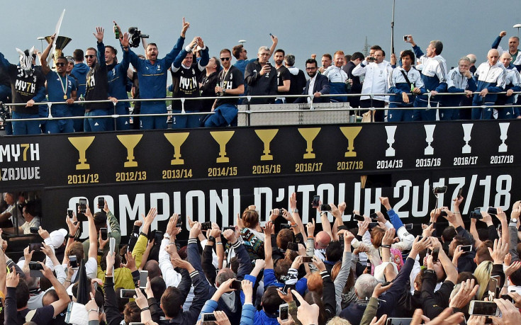 Шампионският парад на Ювентус в Торино