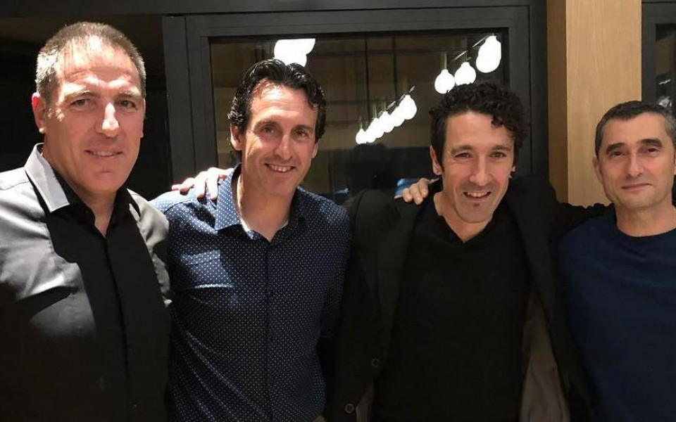 Треньорите на Барселона, Арсенал и Атлетик Билбао вечеряха заедно