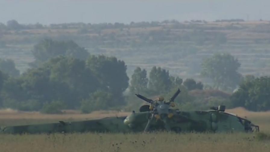 Защо падна военният хеликоптер край Пловдив