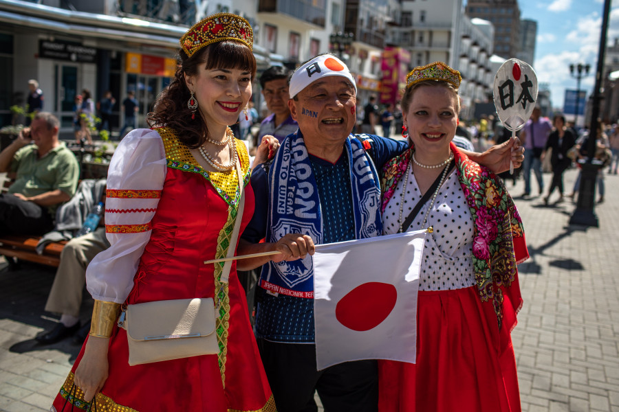 Фенове на Япония и Сенегал1