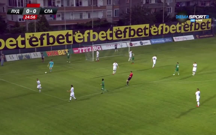 Лудогорец - Славия 1:0 /първо полувреме/