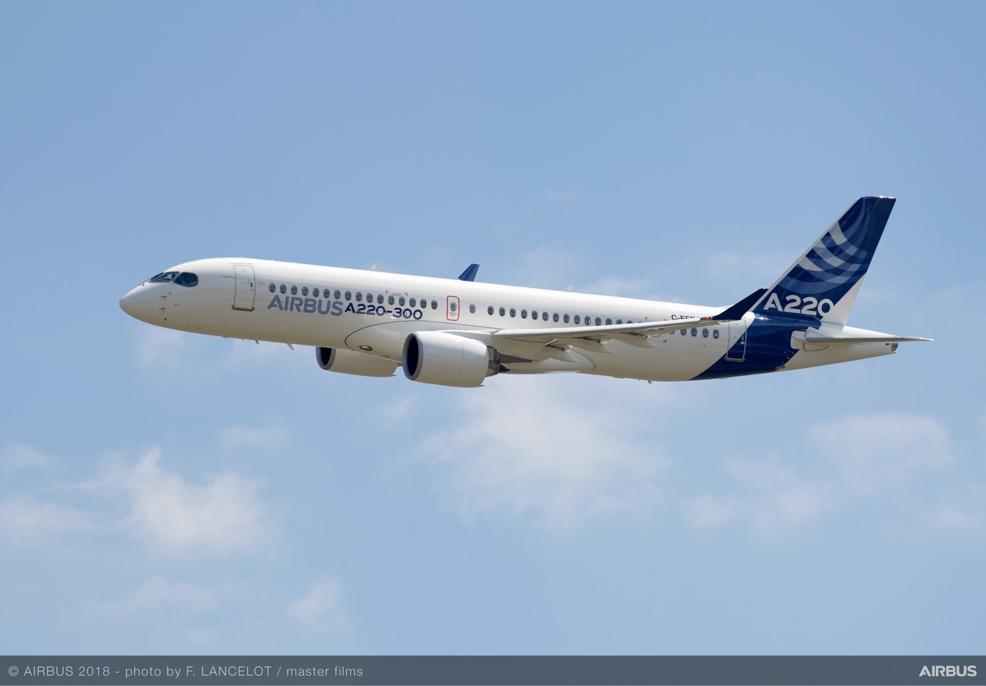 Airbus представи новата фамилия самолети A220