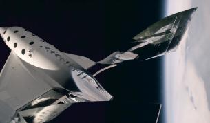 VSS Unity по време на рекордния полет