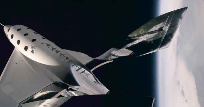 Космическият самолет VSS Unity на Virgin Galactic завърши успешно третия