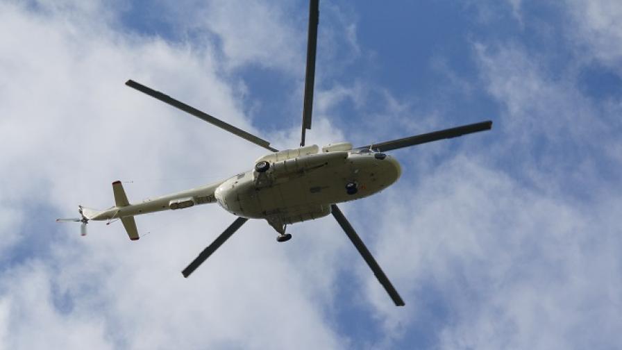 Хеликоптер се разби в Русия, 18 души загинаха