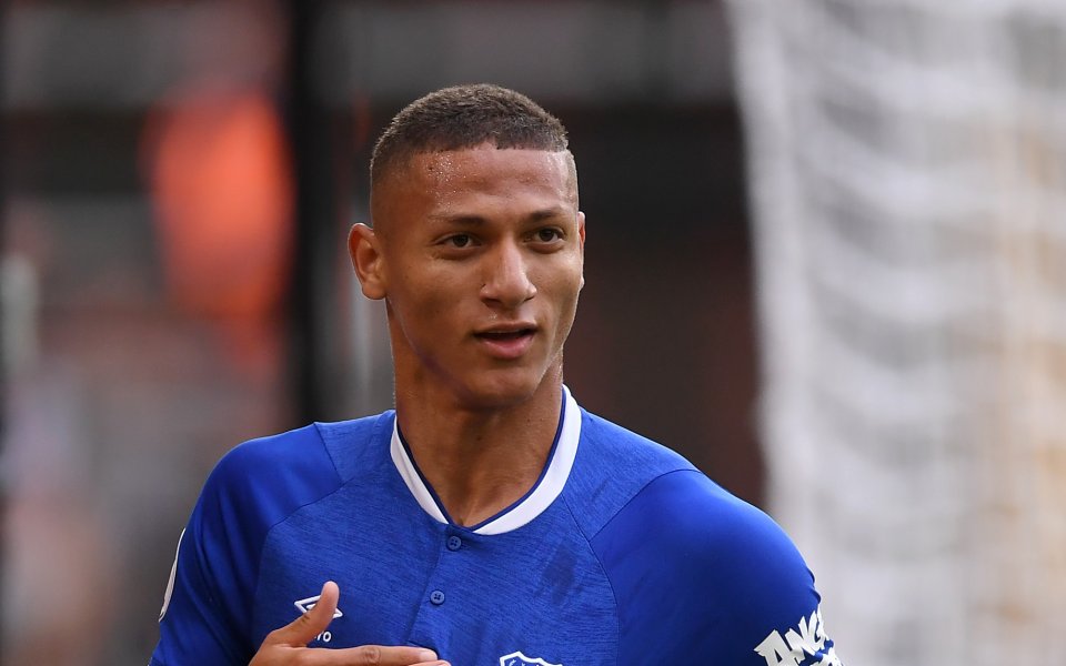 Нападателят на Евертън Ричарлисън заяви, че е щастлив в Евертън,