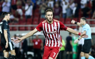 Гръцкият тайфун Олимпиакос взе добър аванс срещу Бърнли