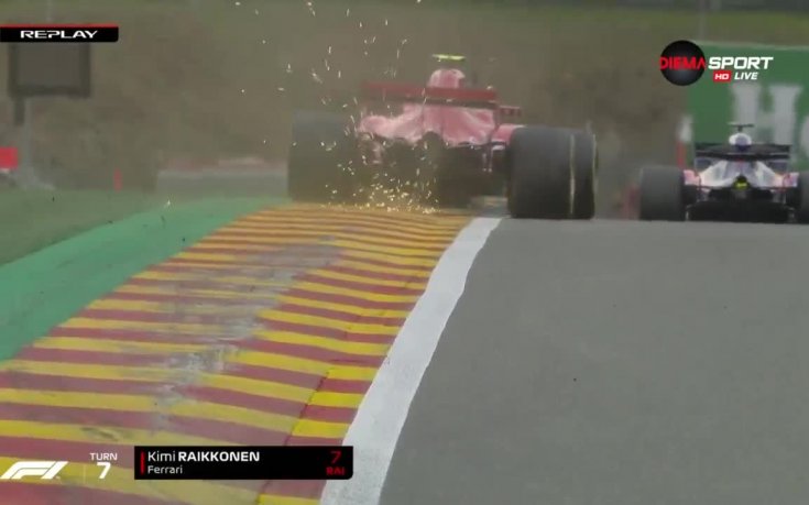 Райконен пред Мерцедес във втората тренировка преди ГП на Белгия