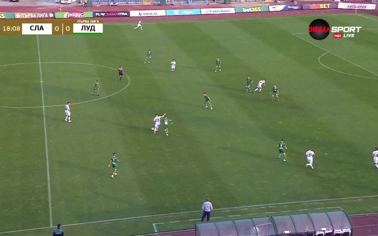 Славия - Лудогорец 0:0 /първо полувреме/