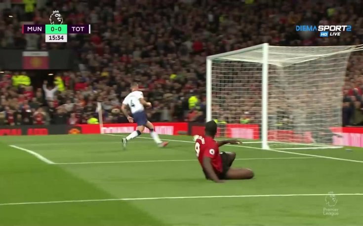 Престъпен пропуск на Лукаку срещу Тотнъм