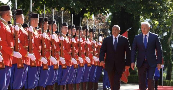 Премиерът Бойко Борисов днес е на официално посещение в Черна