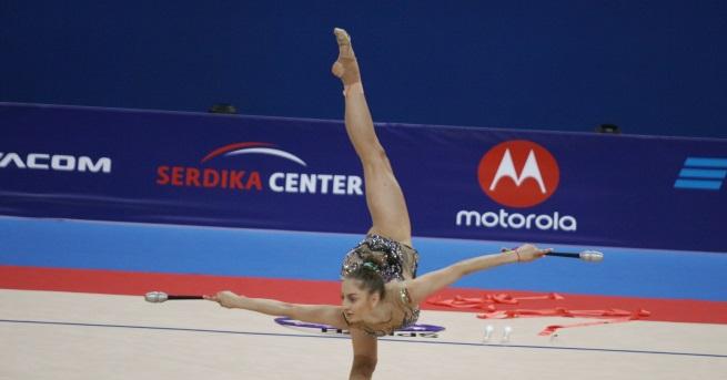 Националният отбор на България по художествена гимнастика индивидуално спечели сребърен