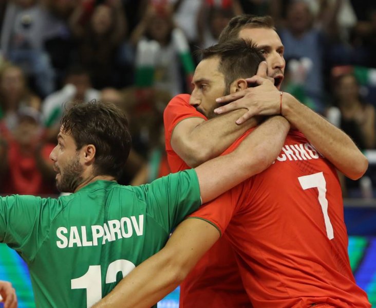 волейбол национален отбор Избрани кадри от триумфа на България над1
