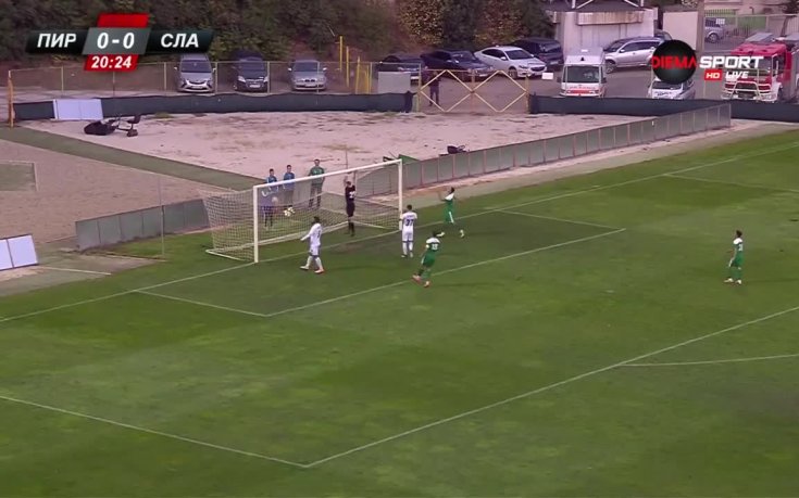 Пирин - Славия 0:1 /първо полувреме/