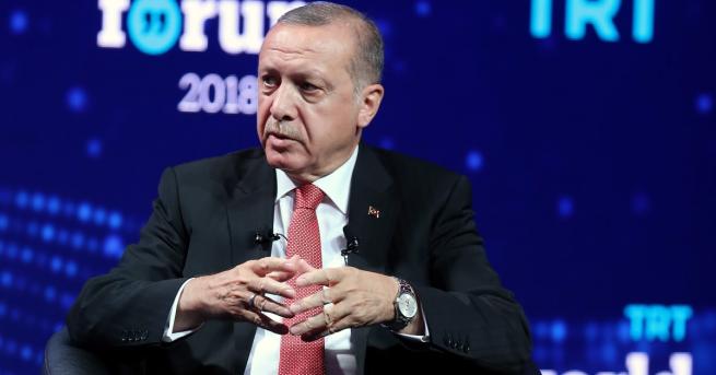 Турският президент Реджеп Тайип Ердоган заяви, че вижда много знаци