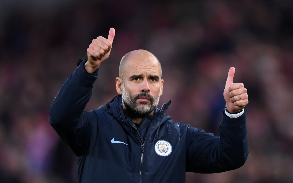 Въпреки че продължава да страда в Шампионската лига, Хосеп Гуардиола