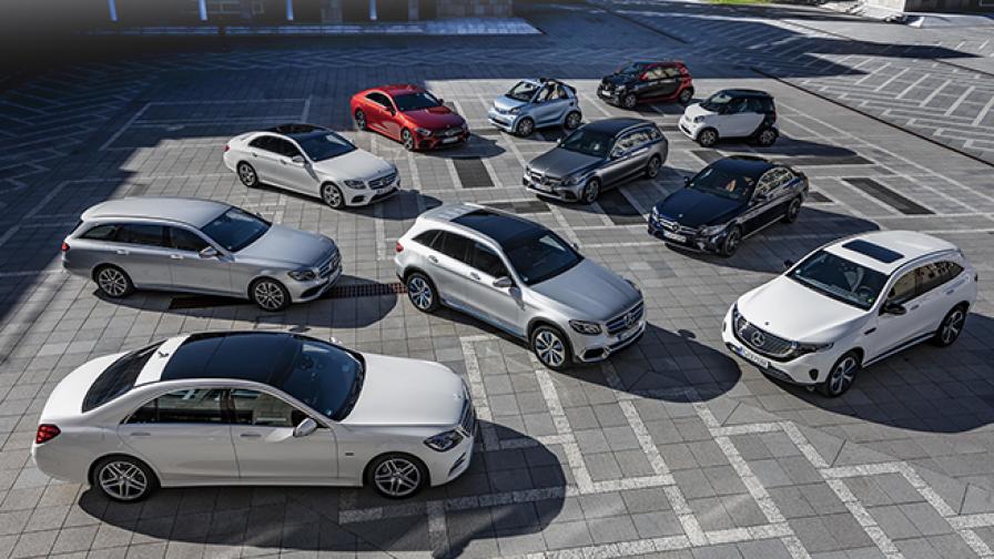 <p>Mercedes ще електрифицира 130 варианта в гамата си</p>