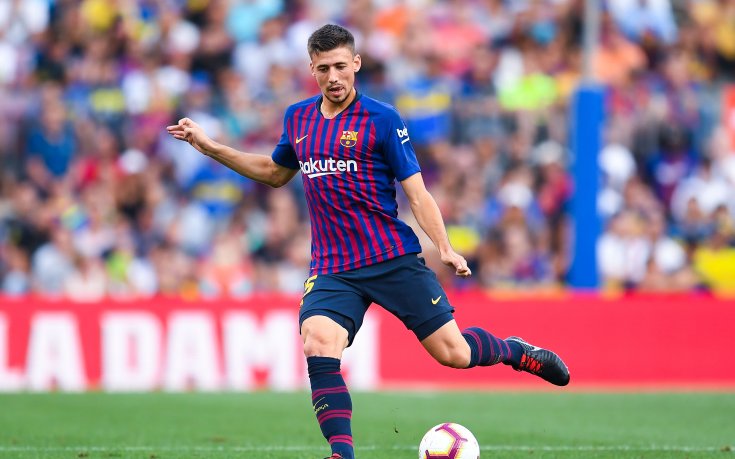 Бранител на Барса загубил зъб при сблъсък с Мо Салах