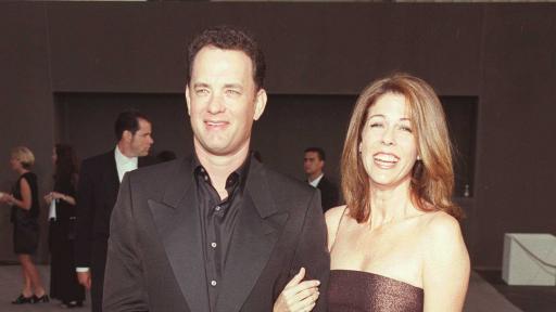  Том Ханкс и брачната половинка му Рита 