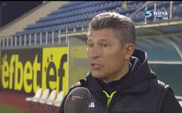 Балъков: Имаме стил на игра, с Ботев ще е важен мач
