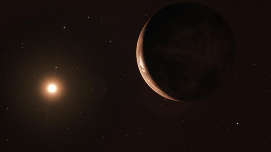 Илюстрация на екзопланетата Barnard"s Star b