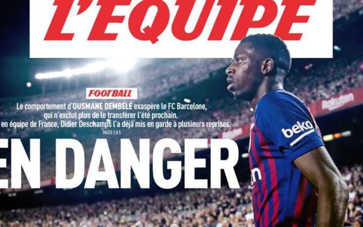 L'Équipe: Дембеле в опасност