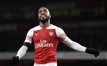 Нападателят на Арсенал Александър Лаказет вече е вкарал 16