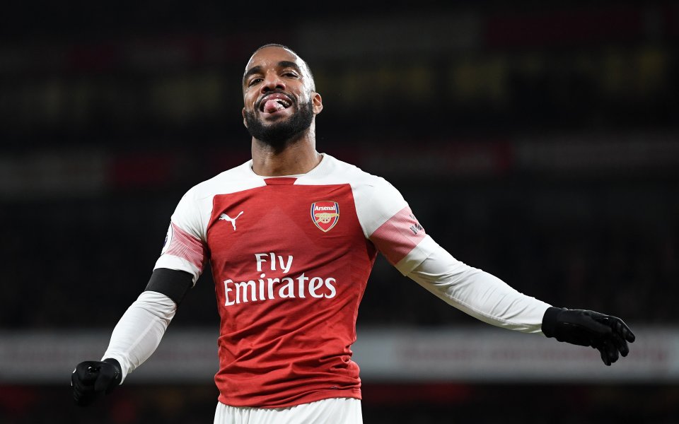 Нападателят на Арсенал - Александър Лаказет, вече е вкарал 16