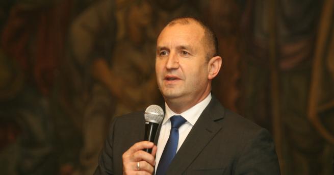 България Президентът Радев Корупция в големи размери Той подчерта че