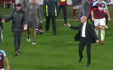 Клоп явно успя да разяри мениджъра на Бърнли