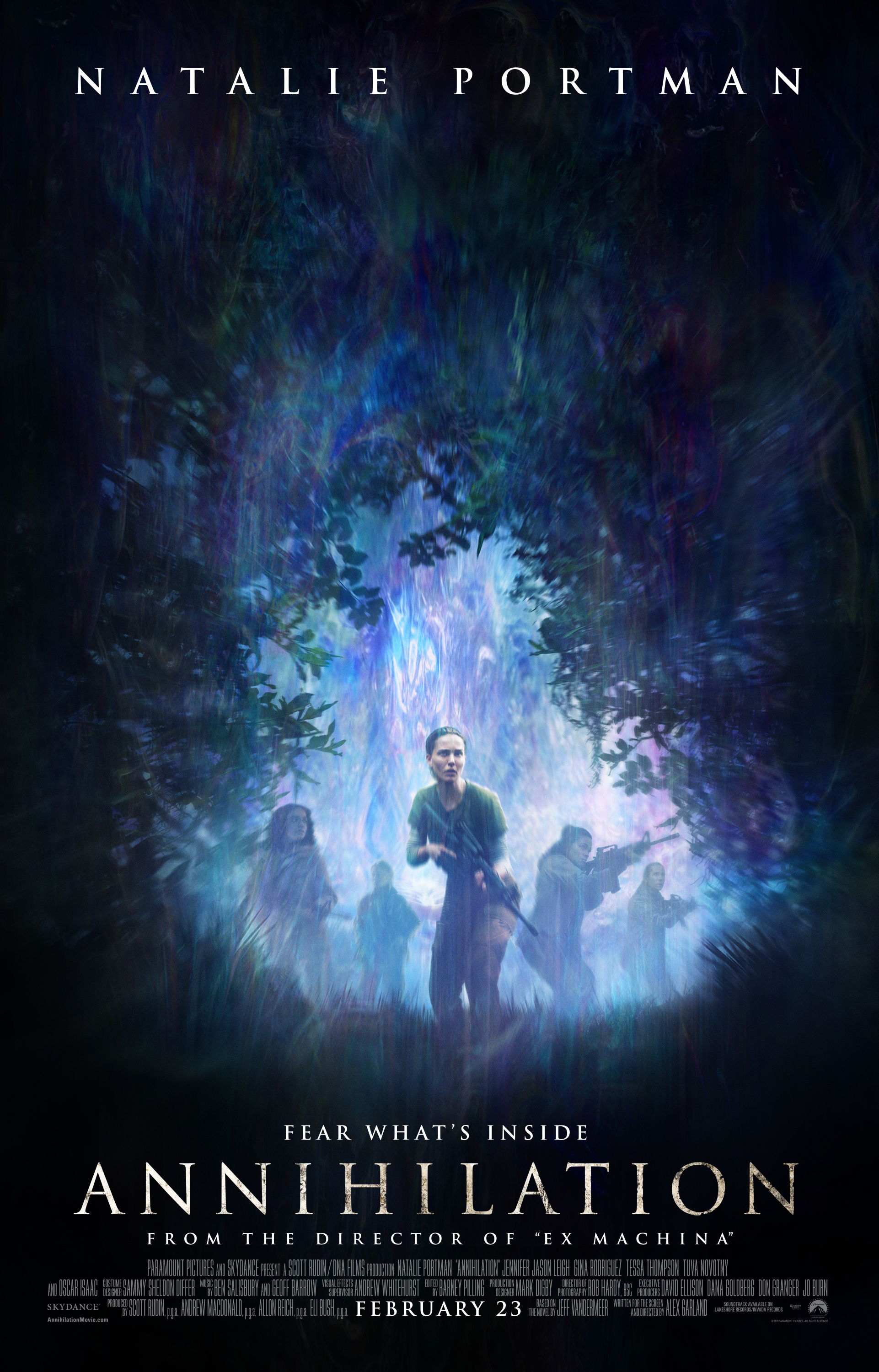 11. Annihilation / „Изтребление“ (2018) – Режисьор: Алекс Гарланд; Участват: Натали Портман, Теса Томпсън, Оскар Айзък