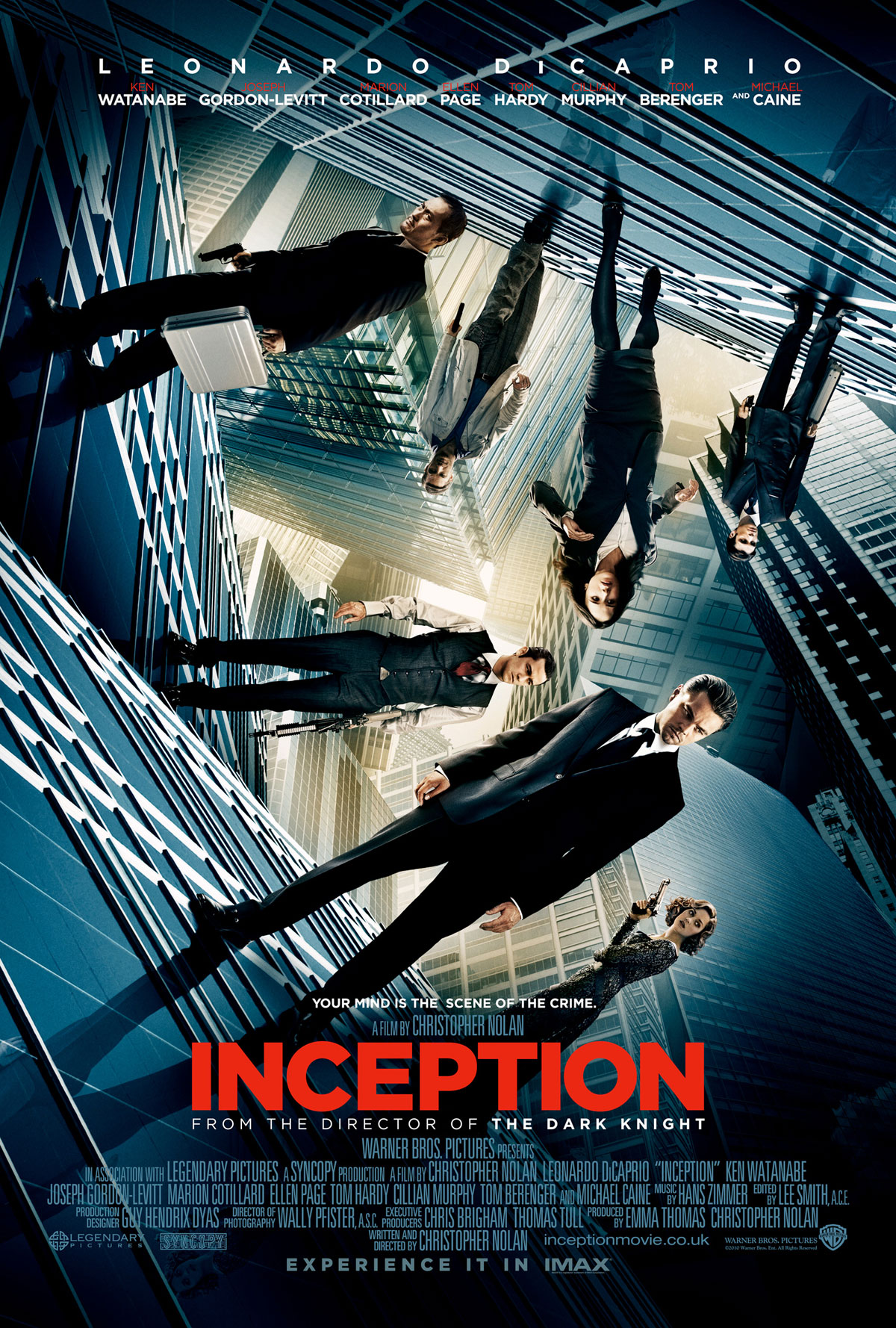 13. Inception / „Генезис“ (2010) – Режисьор: Кристофър Нолан; Участват: Леонардо ДиКаприо, Джоузеф Гордън-Левит, Майкъл Кейн