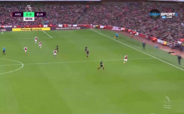 Обамеянг няма спирка, вкара втори гол на Бърнли