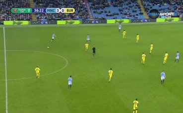 Манчестър Сити - Бъртън 4:0 /първо полувреме/