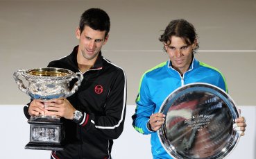 Двама от най великите тенисисти на съвремието Рафаел Надал и Новак