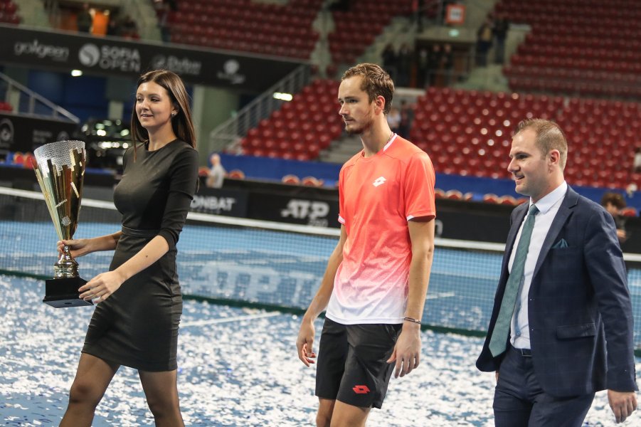 Награждаването след финала на Sofia Open 20191