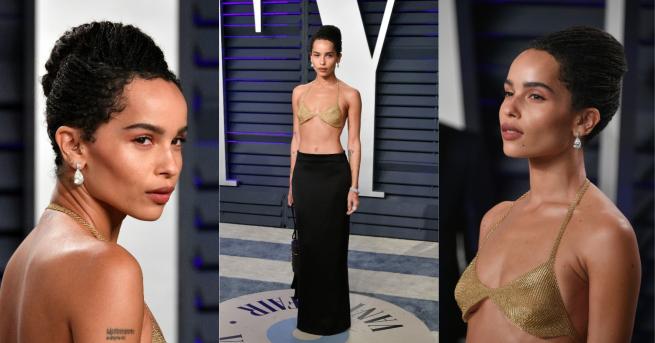 Актрисата Зоуи Кравиц която е дъщеря на рок легендата Лени