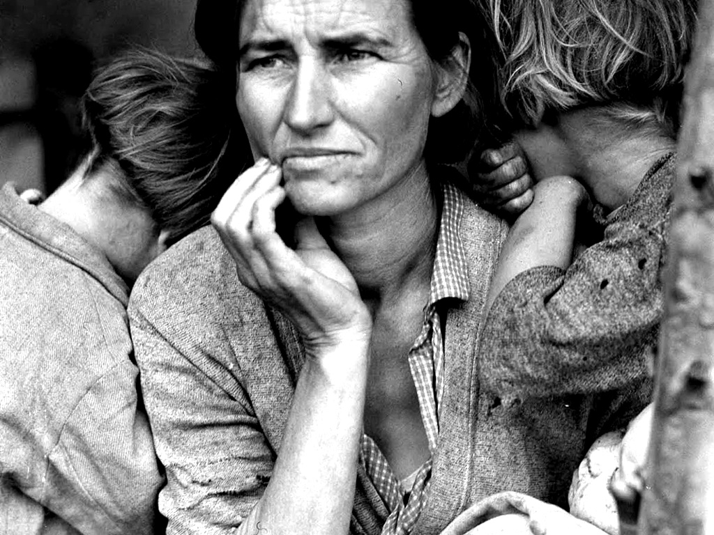 1936 г.: "Майката мигрант" - една символична снимка, заснета от Доротея Ланге