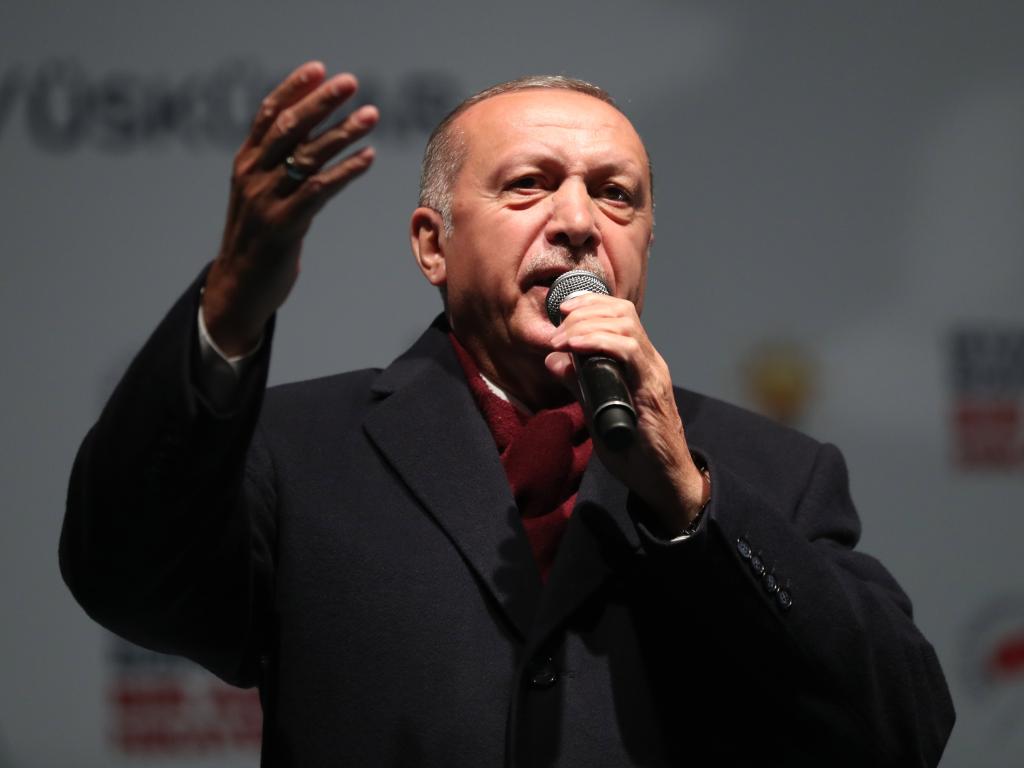 Турският президент Реджеп Тайип Ердоган обвини Съединените щати и Великобритания,