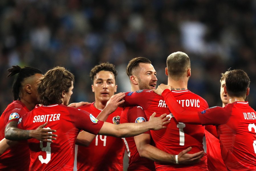 Израел Австрия 2019 март квалификация Евро1