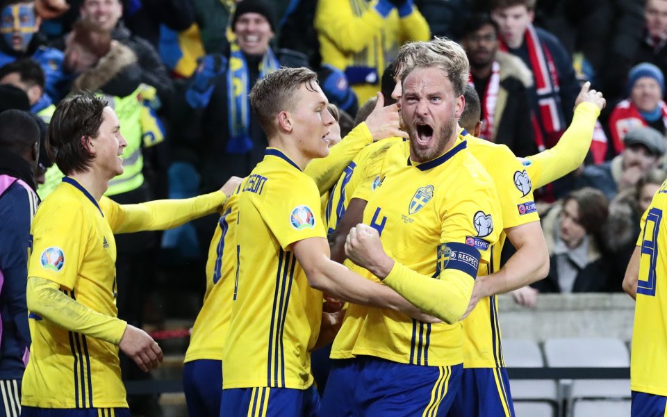 Швеция направи необходимото да устиска втората си позиция в квалификационната