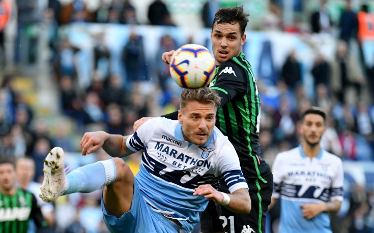 Лацио спаси точката срещу Сасуоло след късна драма