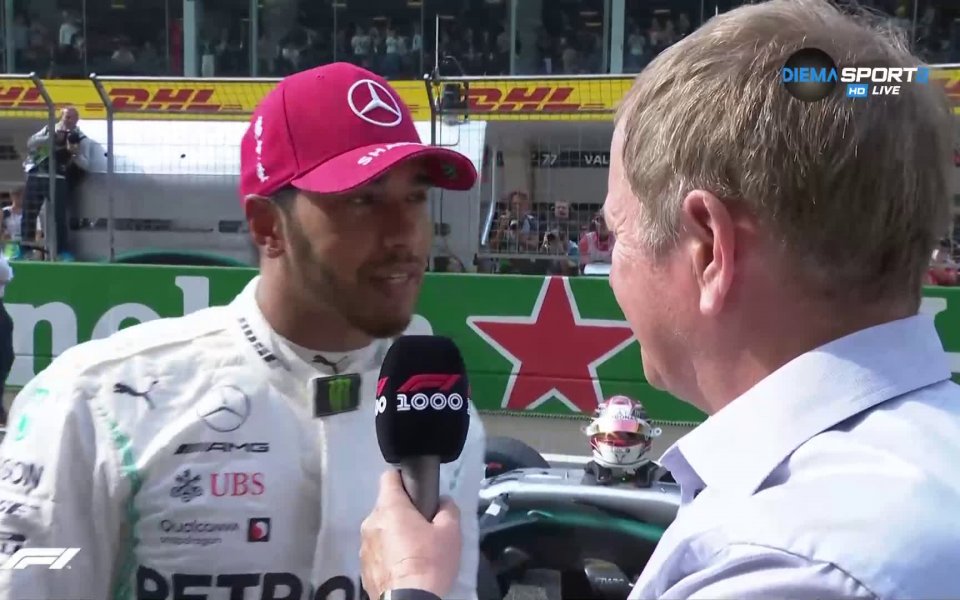 Вторият в Гран при на Азербайджан - Люис Хамилтън, заяви