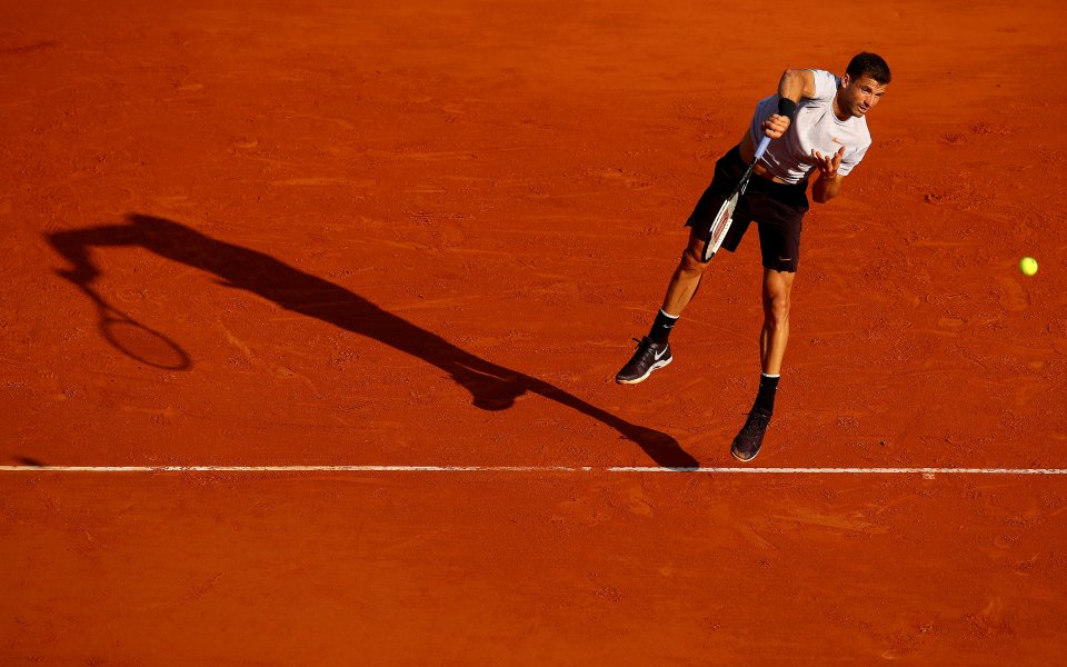 Най-добрият български тенисист Григор Димитров стартира мачовете си на турнира