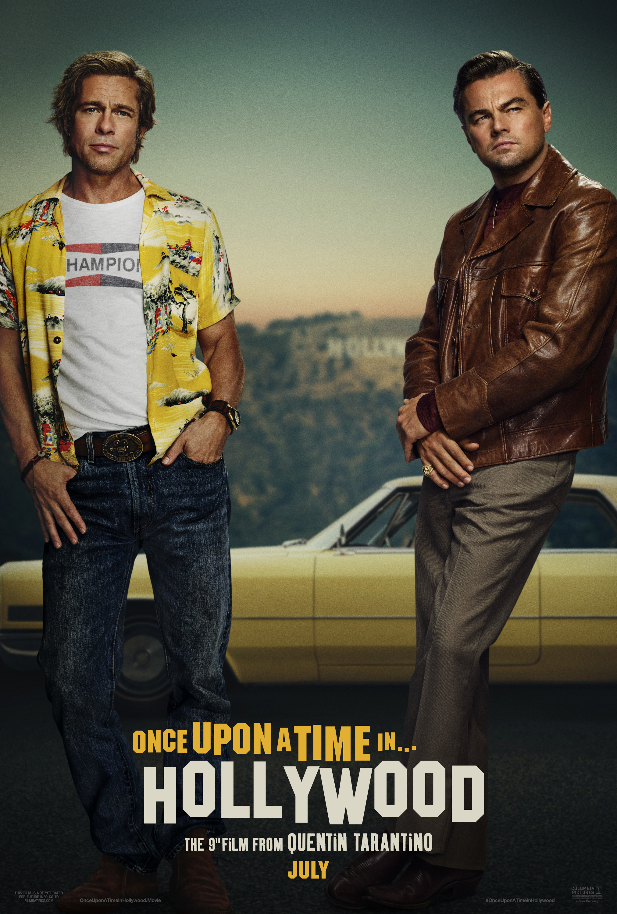 Once Upon A Time In Hollywood / „Имало едно време в Холивуд“ – Премиерна дата: 26/07/2019; Режисьор: Куентин Тарантино; Участват: Леонардо ДиКаприо, Брад Пит, Марго Роби