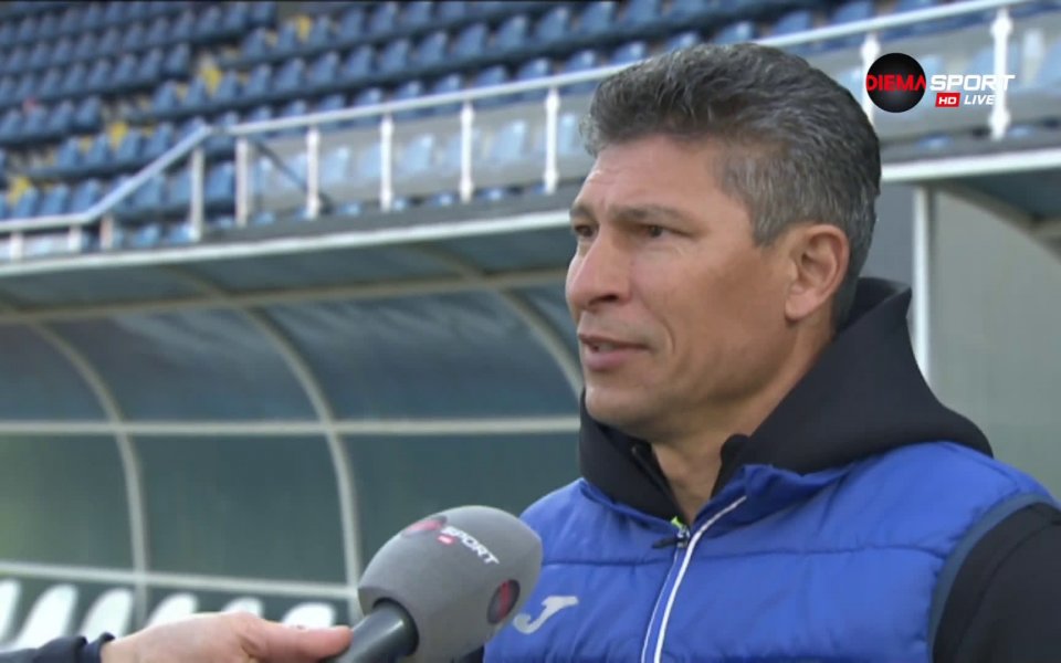 &bdquo;Доволен съм да, на фона на предния мач с Витоша.