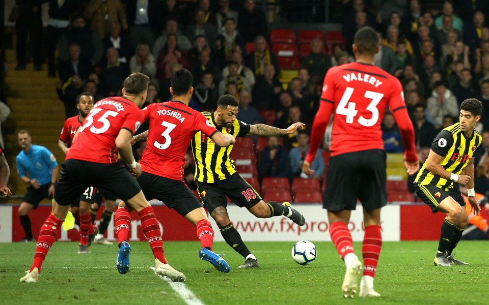 Саутхемптън постигна историческо реми с 1:1 над Уотфорд в отложен