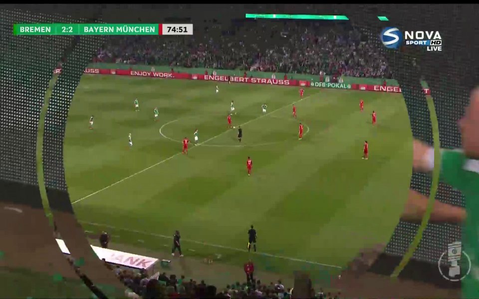 Вердер Бремен стигна до равенството 2:2 срещу Байерн Мюнхен в