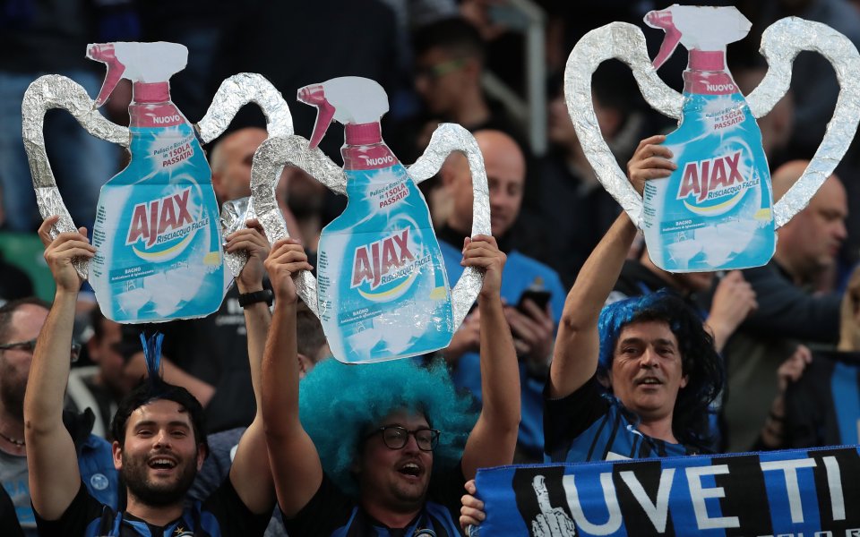 Феновете на Интер се подиграха на Ювентус заради отпадането на