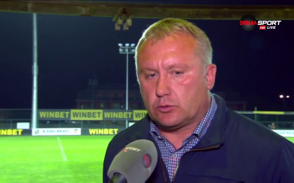 Наставникът на Ботев Пд - Николай Киров, говори пред DIEMA